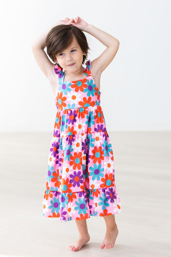 retro-daydream-ruffle-maxi-dress Mila & Rose - Sophia's StyleMaxi Dress-1